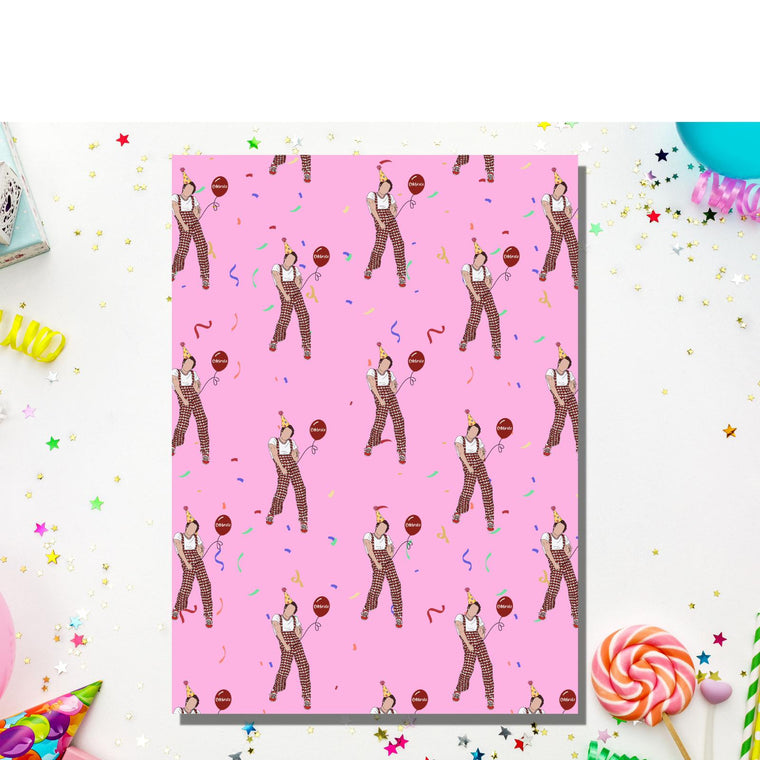 Harry Celebrate Wrapping Paper, Harries Gift Wrap, Harry LOT Wembley Gift Wrap, Birthday, Congratulations, Exam Wrapping Paper