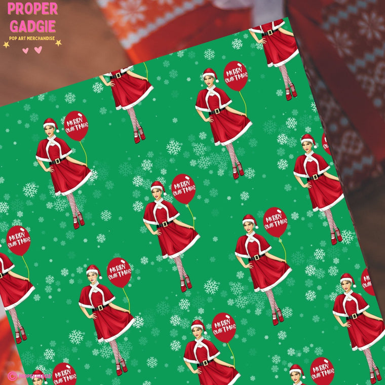 Swift-inspired Christmas Gift Wrap, TSEras Collection, Festive Swiftie Gift, Limited Edition Swift Merch